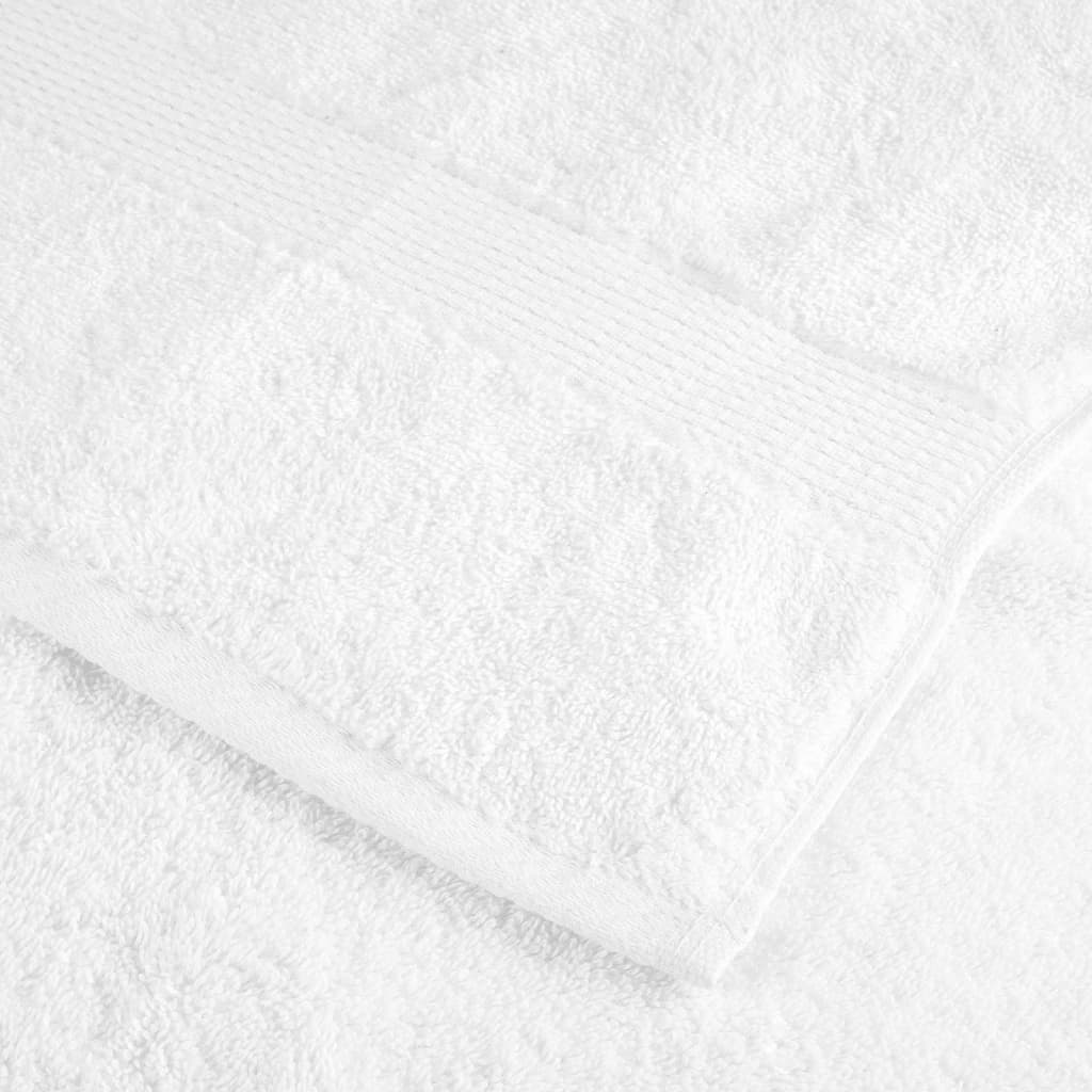 Premium Duschtücher SOLUND 2 Stk. Weiß 70x140 cm 600 g/m²