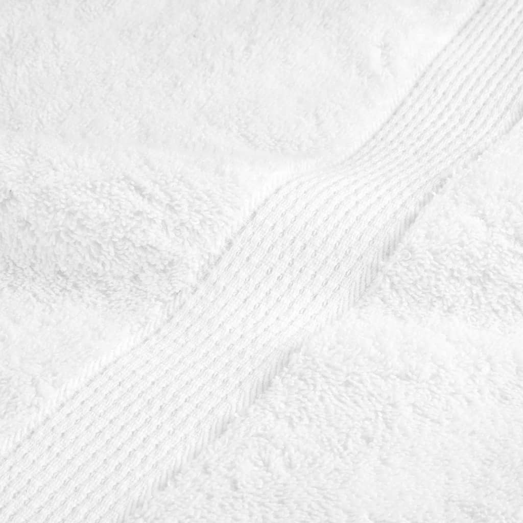 Premium Duschtücher SOLUND 2 Stk. Weiß 70x140 cm 600 g/m²