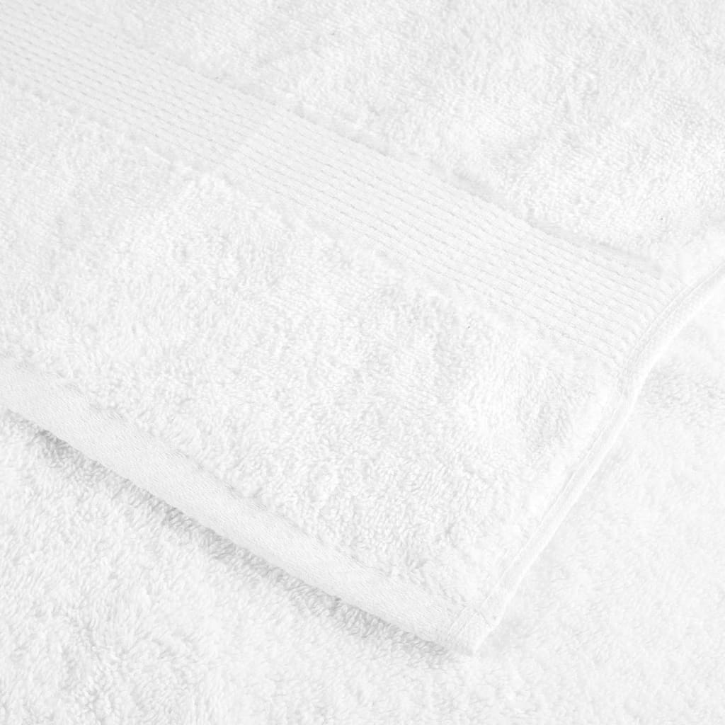 Premium Duschtücher SOLUND 4 Stk. Weiß 70x140 cm 600 g/m²