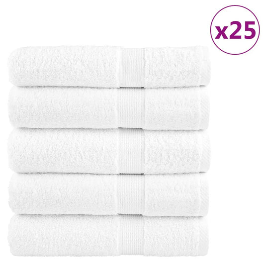 Premium Shower Towels SOLUND 25 pcs. White 70x140 cm 600 gsm