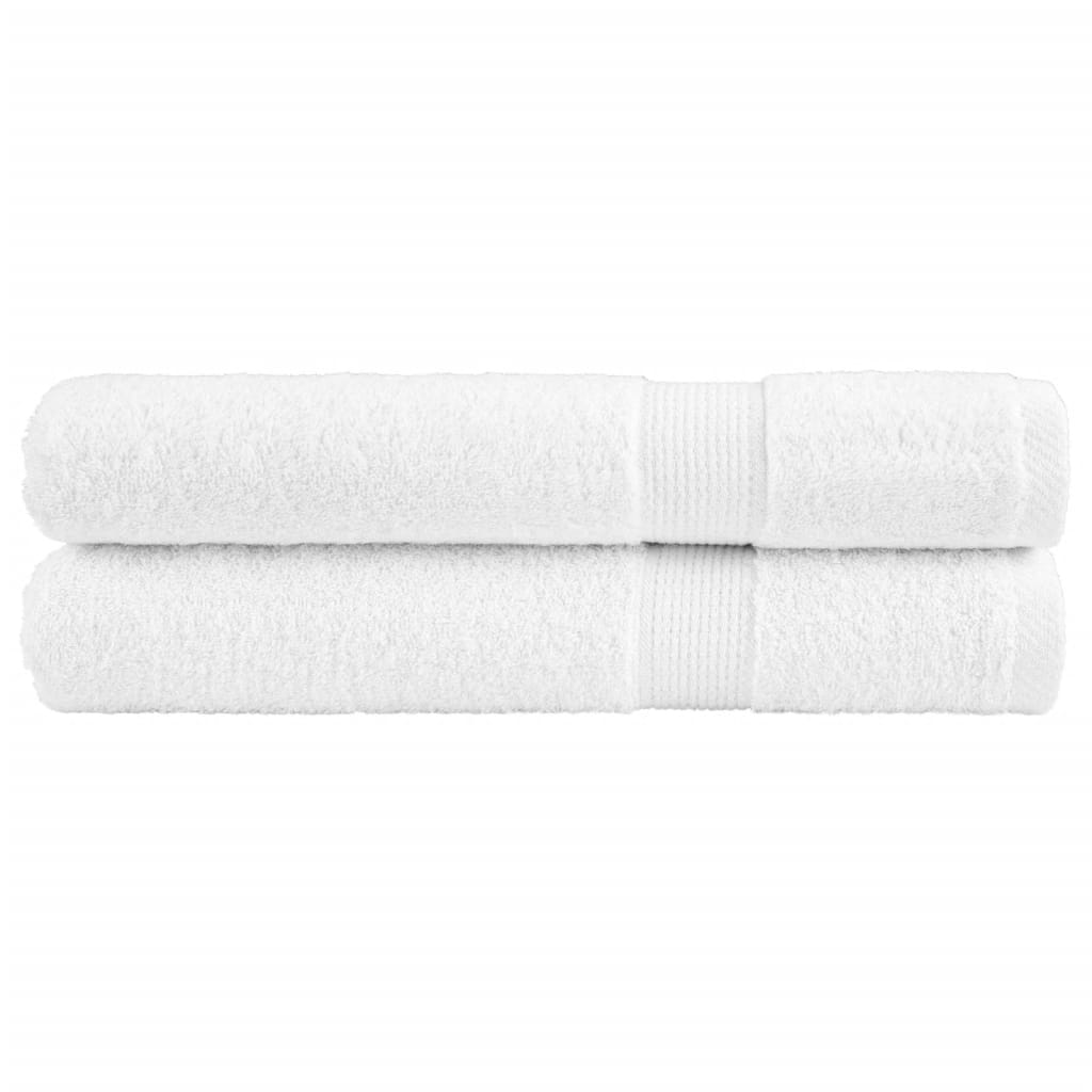 Premium Towels SOLUND 2 pcs. White 100x200 cm 600 gsm