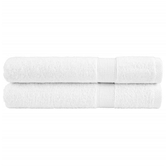 Premium Handtücher SOLUND 2 Stk. Weiß 100x200 cm 600 g/m²