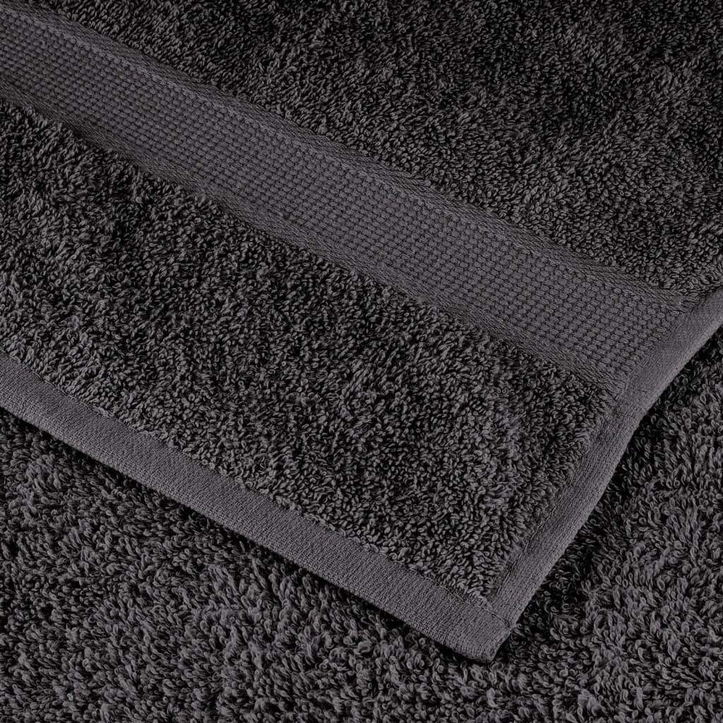 Premium Guest Towels SOLUND 10 pcs. Anthracite 30x50 cm 600 g/m²