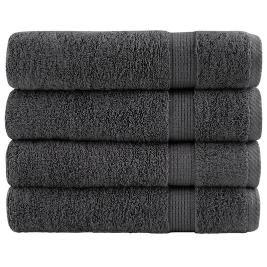 Premium Handtücher SOLUND 4 Stk. Anthrazit 50x100 cm 600 g/m²