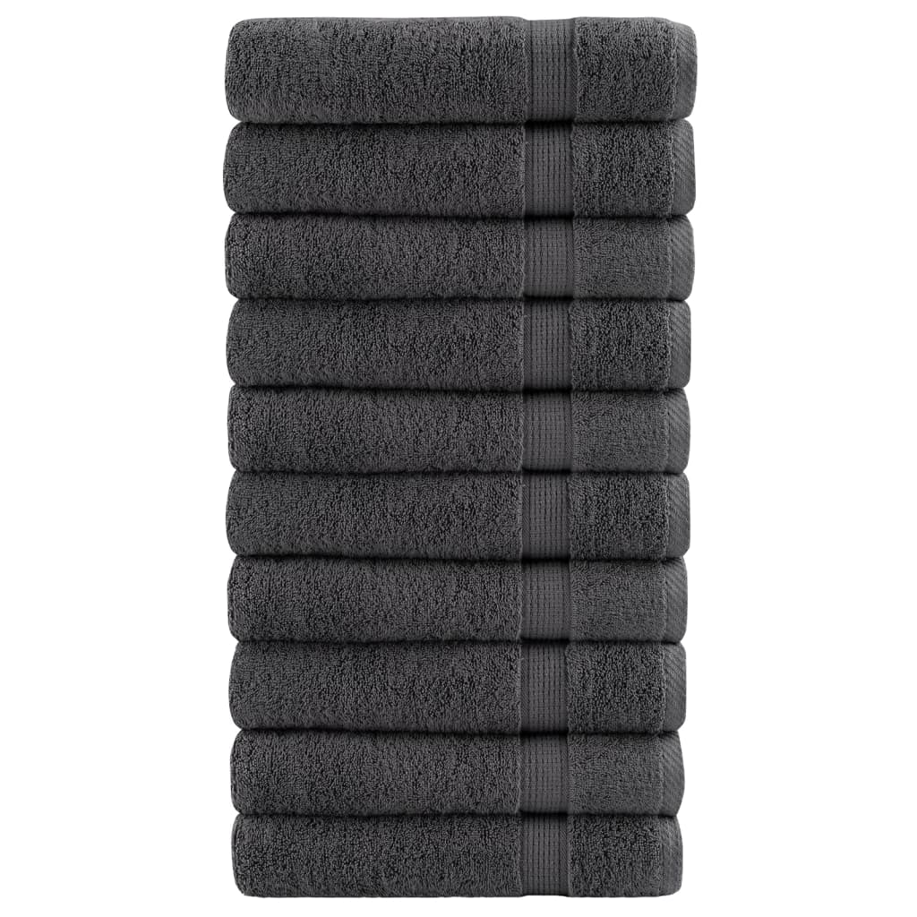 Serviettes Premium SOLUND 10 p. Anthracite 50x100 cm 600 g/m²