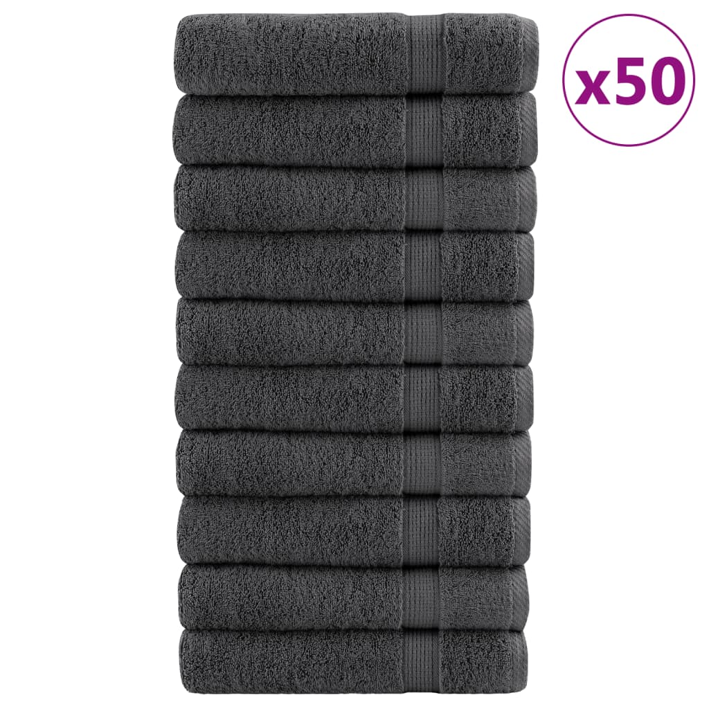 Serviettes Premium SOLUND 50 p. Anthracite 50x100 cm 600 g/m²