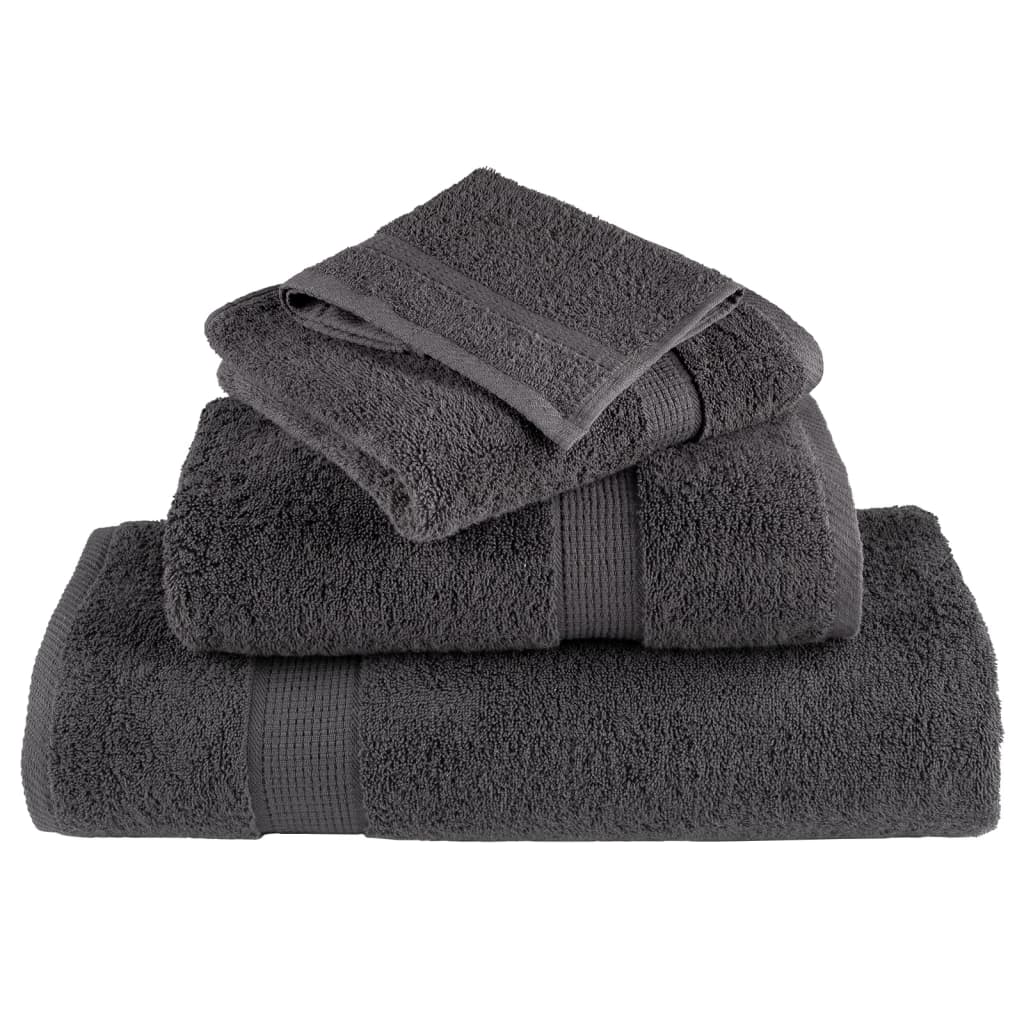 Serviettes Premium SOLUND 50 p. Anthracite 50x100 cm 600 g/m²