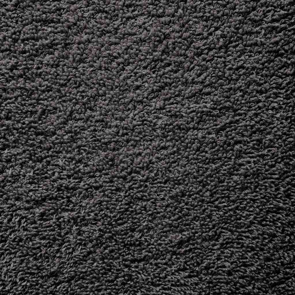 Draps de douche premium SOLUND 10 pièces anthracite 70x140 cm 600 g/m²