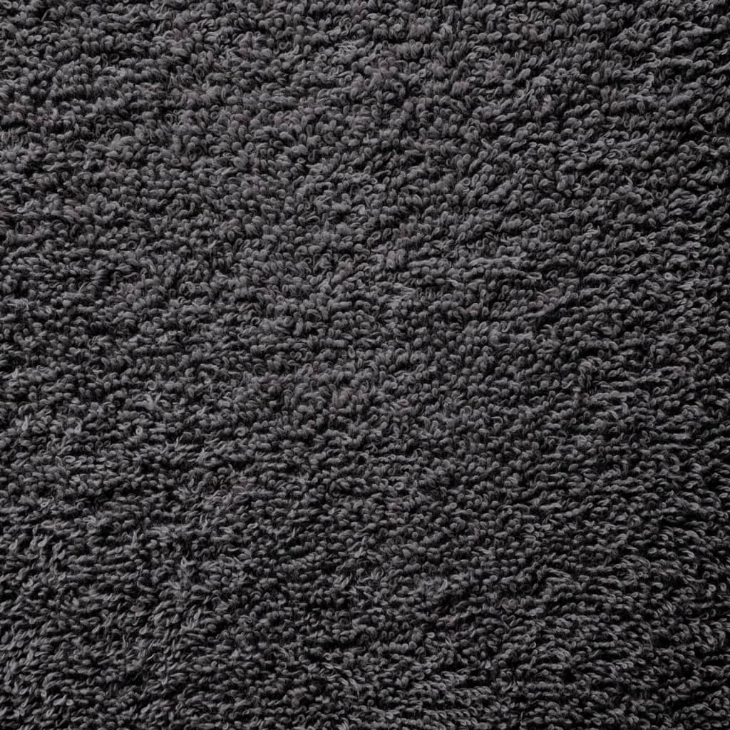 Serviettes de bain premium SOLUND 10 pcs Anthracite 100x150 cm 600 g/m²