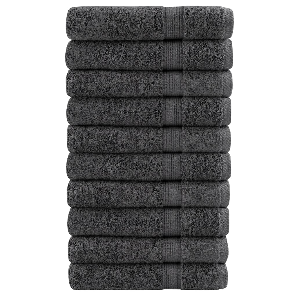 Serviettes premium SOLUND 10 pcs anthracite 100x200 cm 600 g/m²