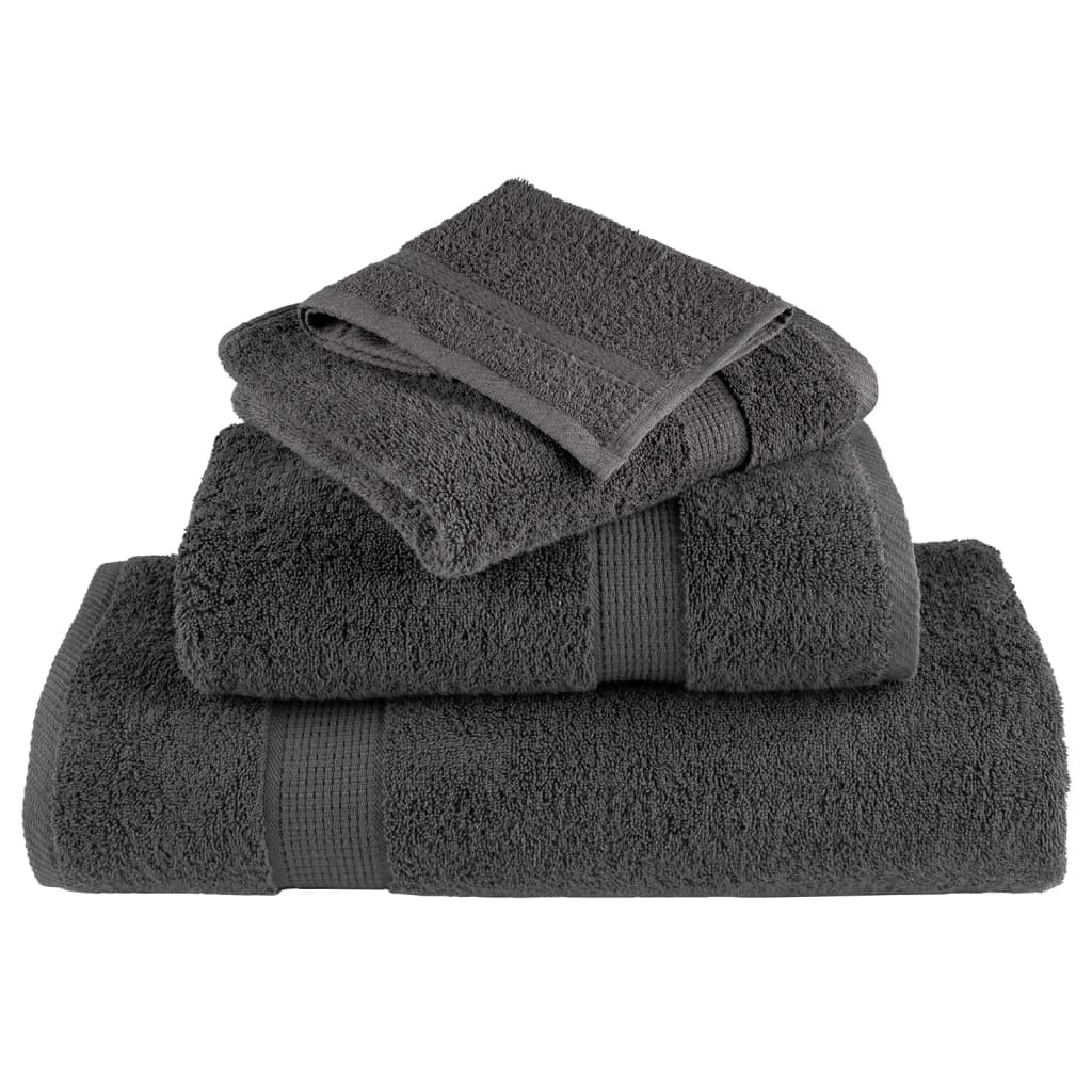 Serviettes premium SOLUND 10 pcs anthracite 100x200 cm 600 g/m²