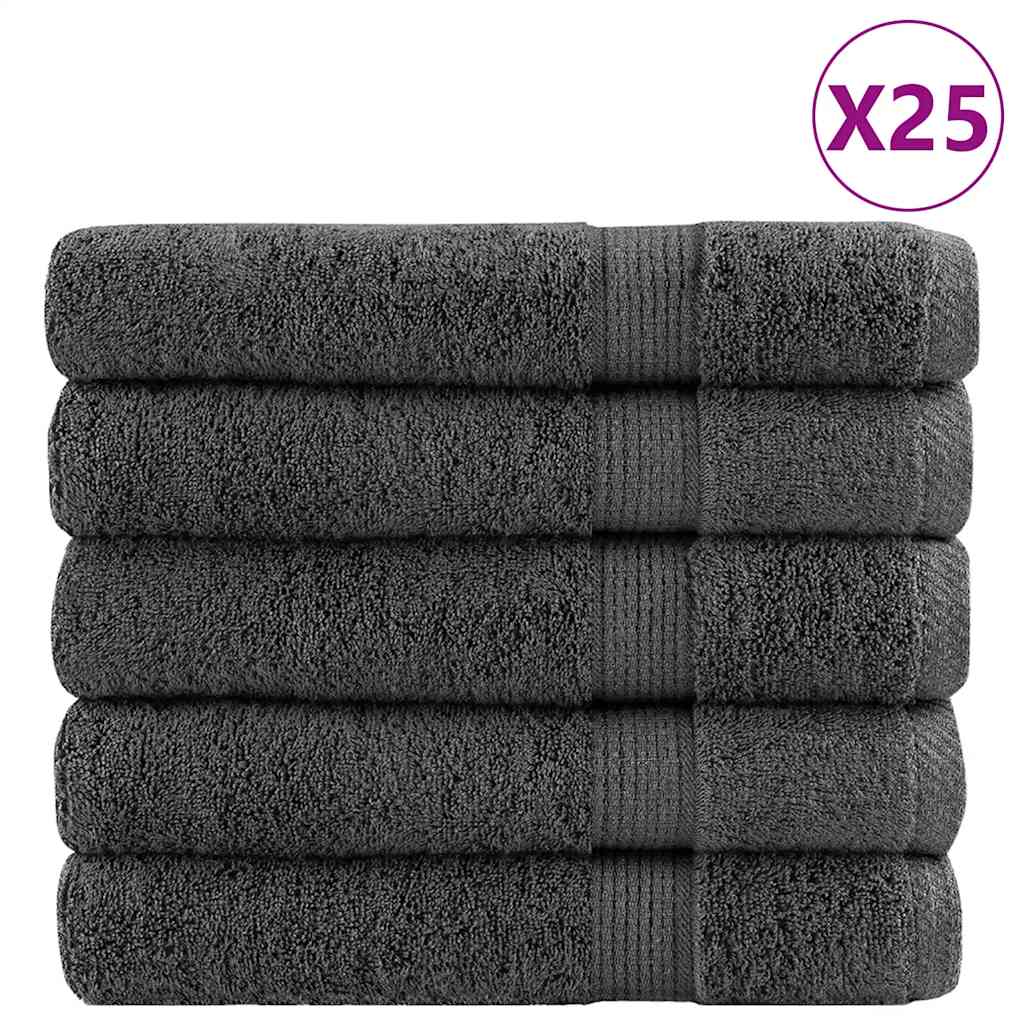 Serviettes premium SOLUND 50 pces anthracite 100x200 cm 600 g/m²