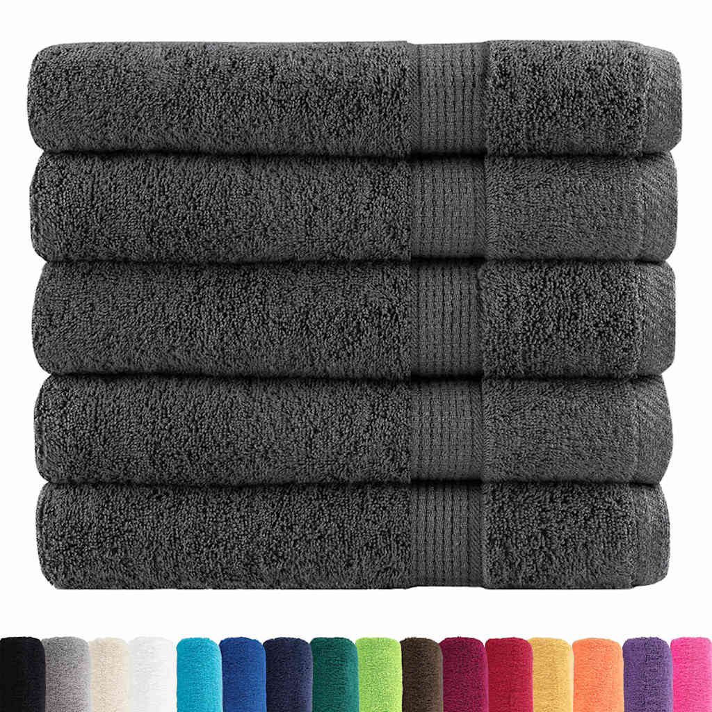 Serviettes premium SOLUND 50 pces anthracite 100x200 cm 600 g/m²