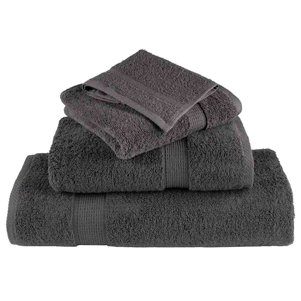 Serviettes premium SOLUND 50 pces anthracite 100x200 cm 600 g/m²