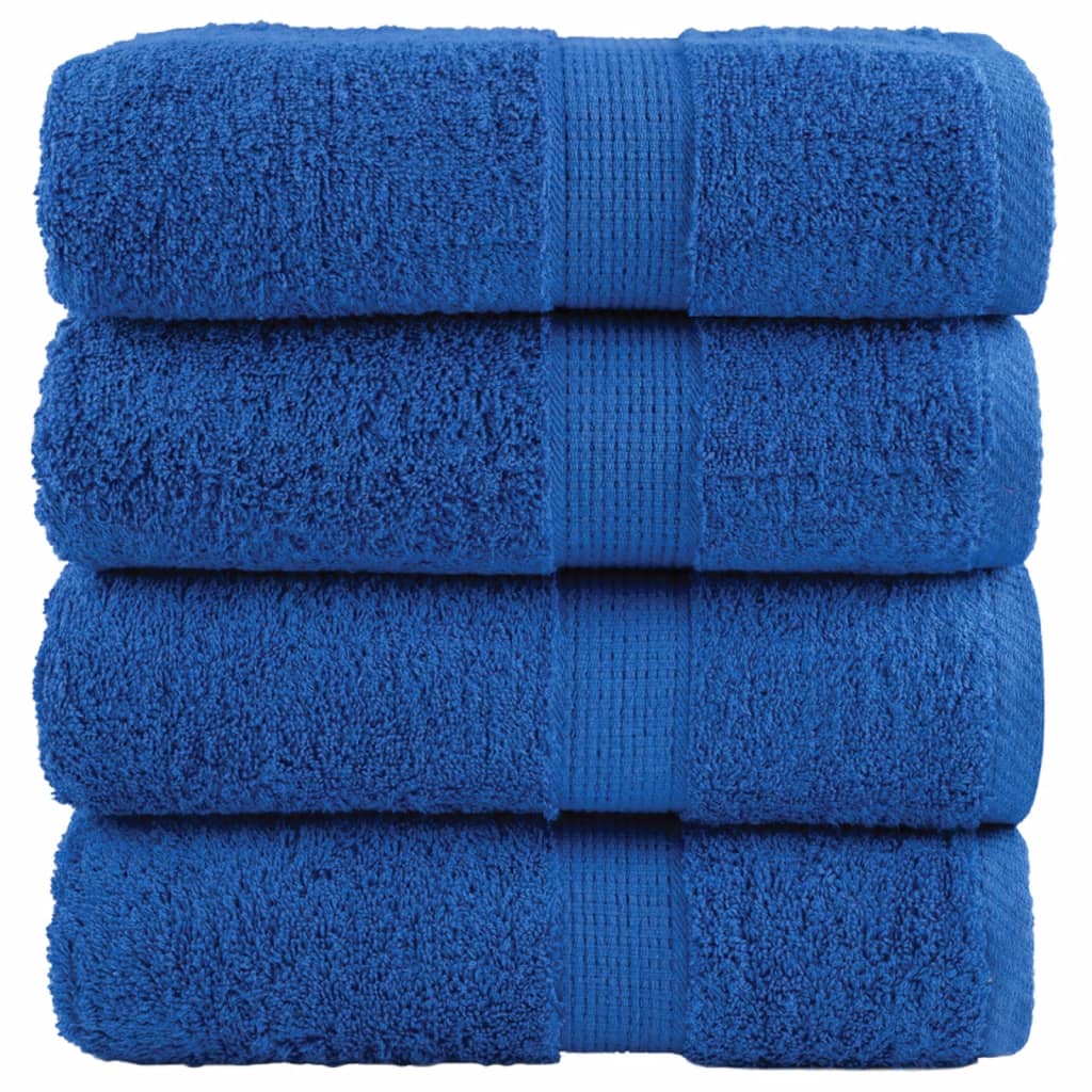 Premium-Waschtücher SOLUND 4 Stk. Blau 30x30 cm 600 g/m²