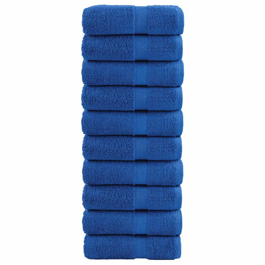 Premium-Waschtücher SOLUND 10 Stk. Blau 30x30 cm 600 g/m²