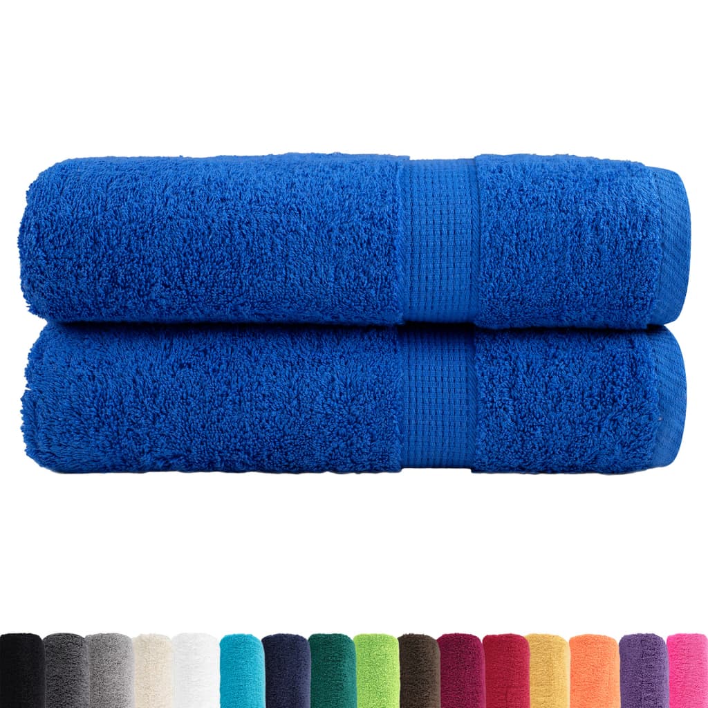 Premium Towels SOLUND 2 pcs. Blue 50x100 cm 600 gsm