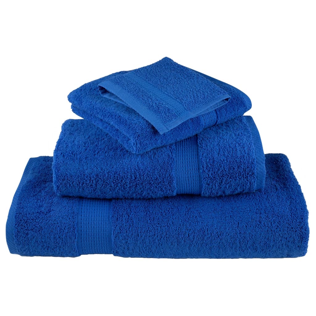 Premium Towels SOLUND 2 pcs. Blue 50x100 cm 600 gsm