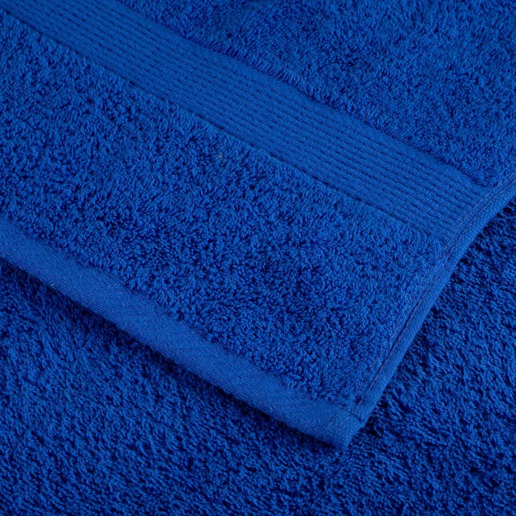 Premium Handtücher SOLUND 4 Stk. Blau 50x100 cm 600 g/m²