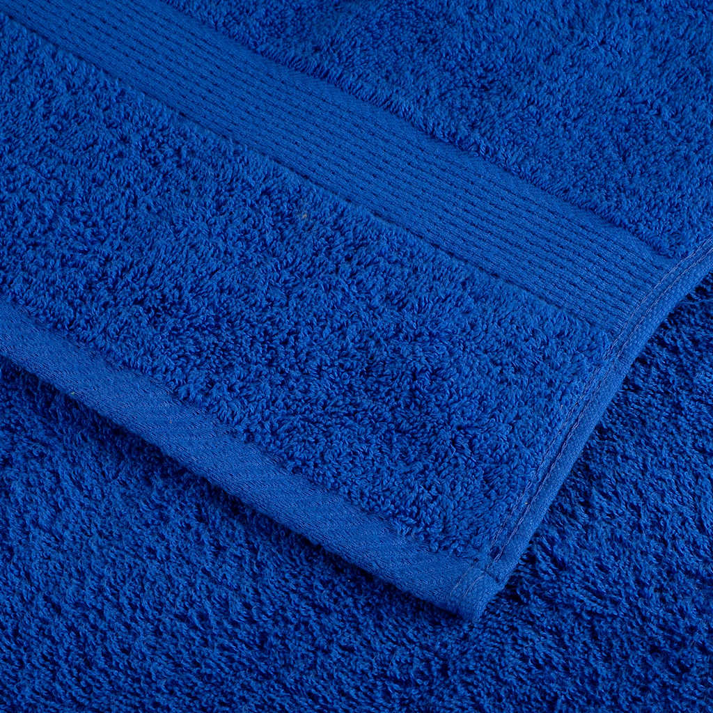 Serviettes de sauna premium SOLUND 2 pièces bleues 80x200 cm 600 g/m²