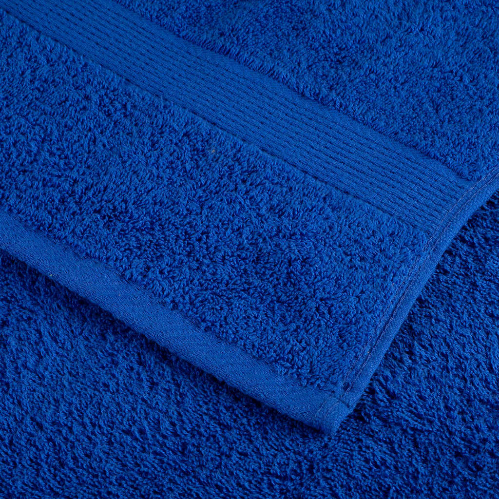 Serviettes de sauna premium SOLUND 10 pcs Bleu 80x200 cm 600 g/m²