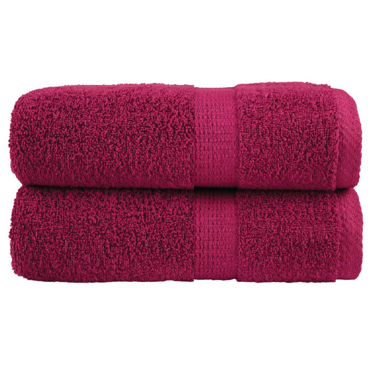 Premium Washcloths SOLUND 2 pcs. Bordeaux 30x30 cm 600 g/m²
