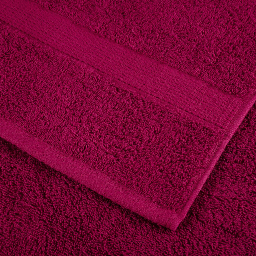 Premium Handtücher SOLUND 2 Stk. Bordeaux 50x100 cm 600 g/m²