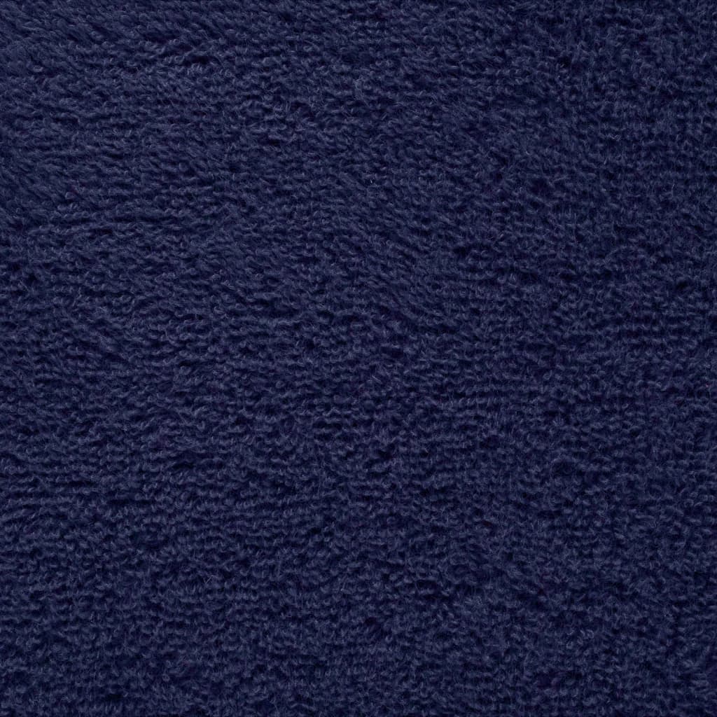 Premium Duschtücher SOLUND 4 Stk. Marineblau 70x140 cm 600 g/m²