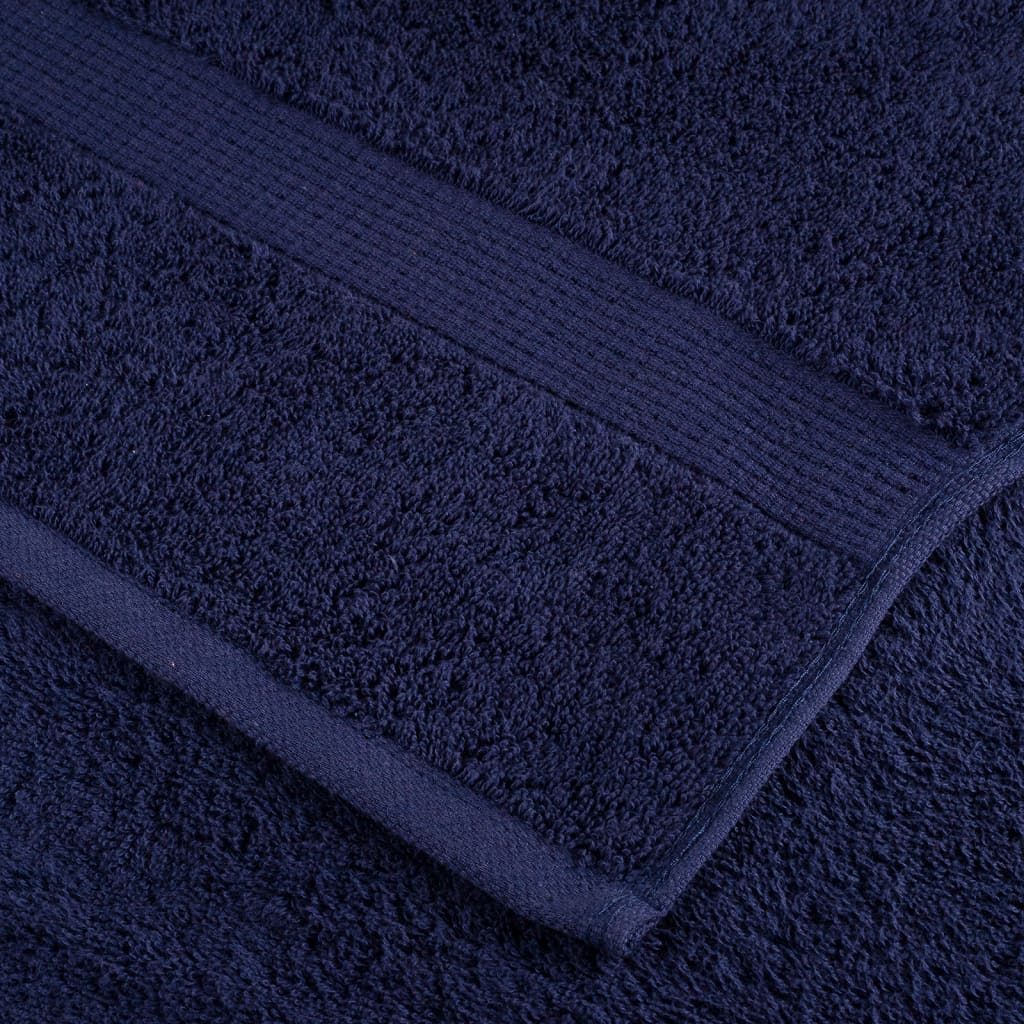 Premium Duschtücher SOLUND 4 Stk. Marineblau 70x140 cm 600 g/m²