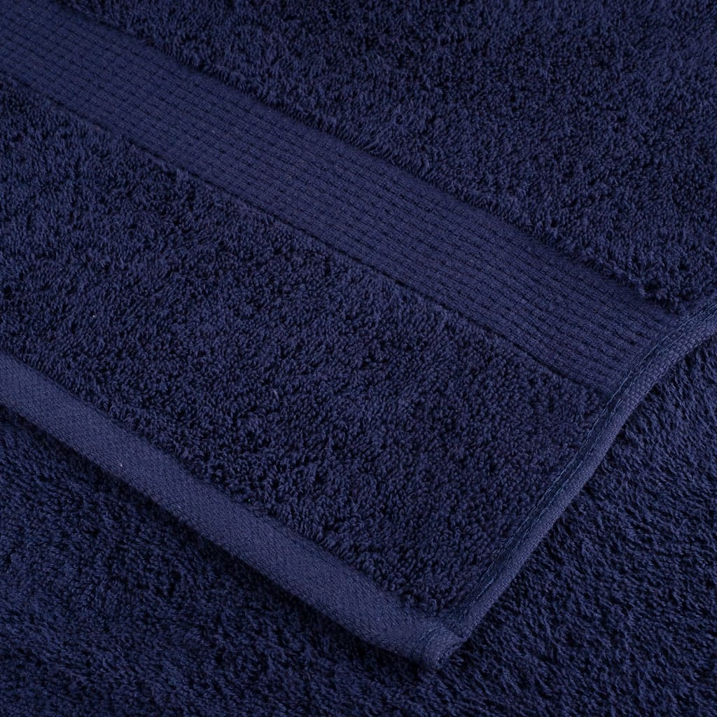 Premium Badetücher SOLUND 4 Stk. Marineblau 100x150 cm 600 g/m²
