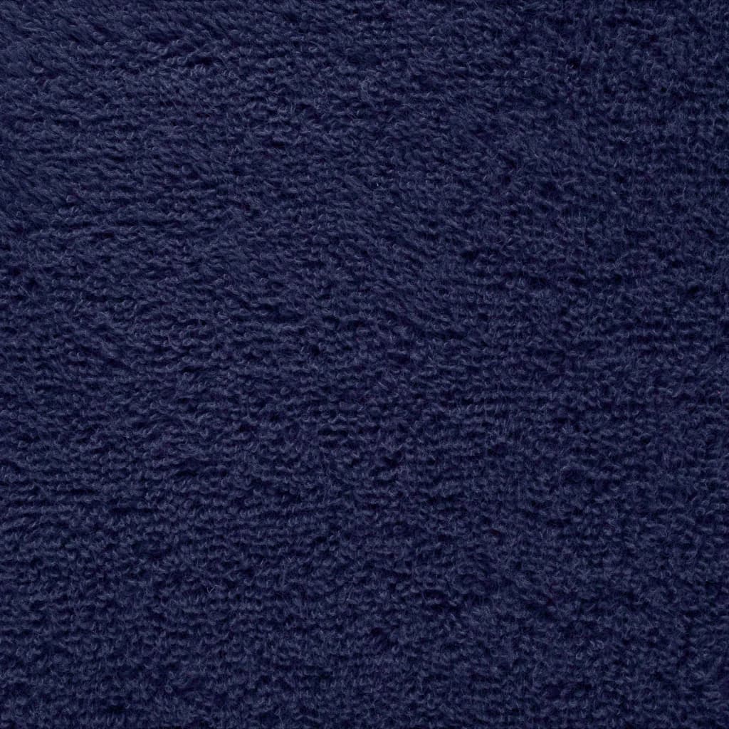 Premium Saunatücher SOLUND 10 Stk. Marineblau 80x200 cm 600 g/m²