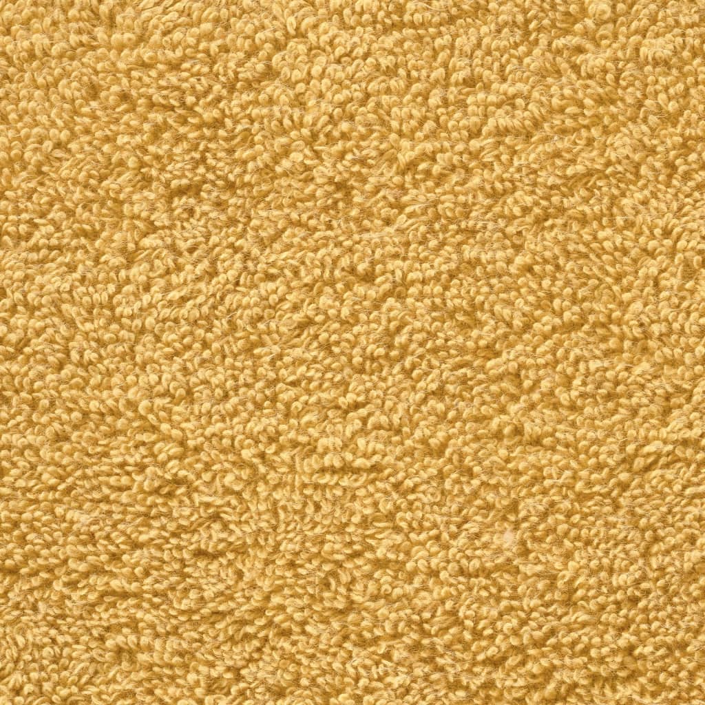 Premium Handtücher SOLUND 4 Stk. Gold 50x100 cm 600 g/m²