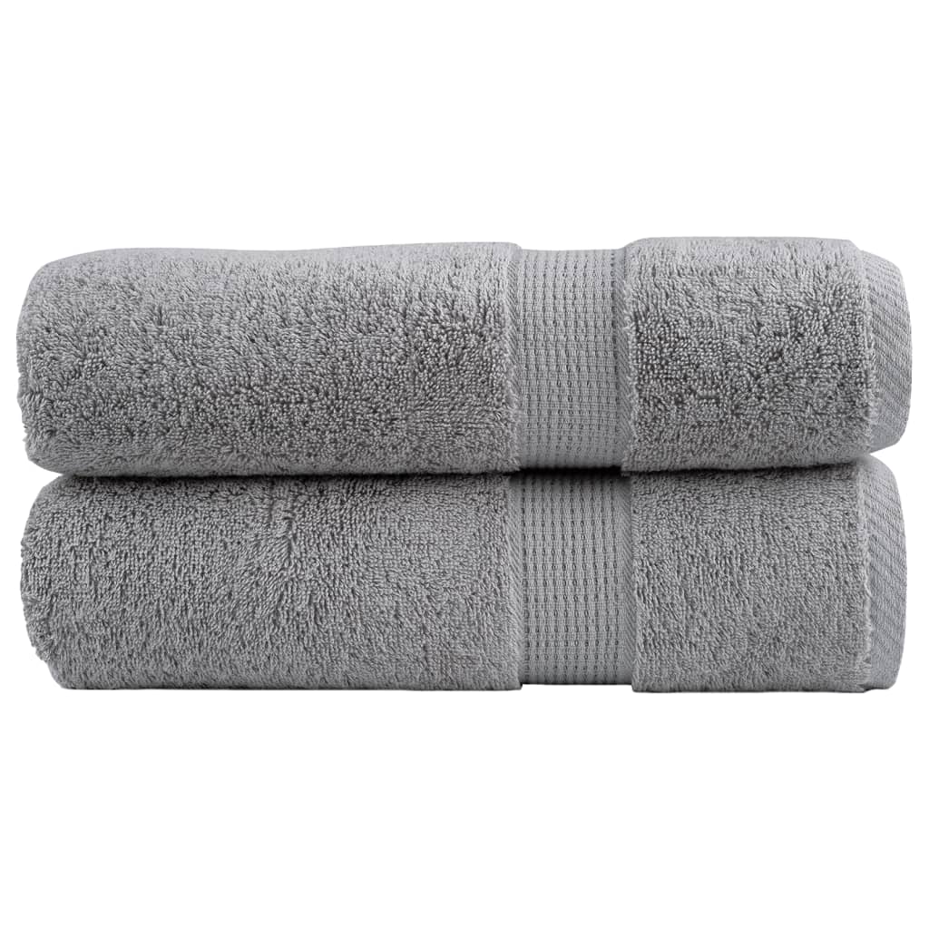 Serviettes premium SOLUND 2 p. gris 50x100 cm 600 g/m²