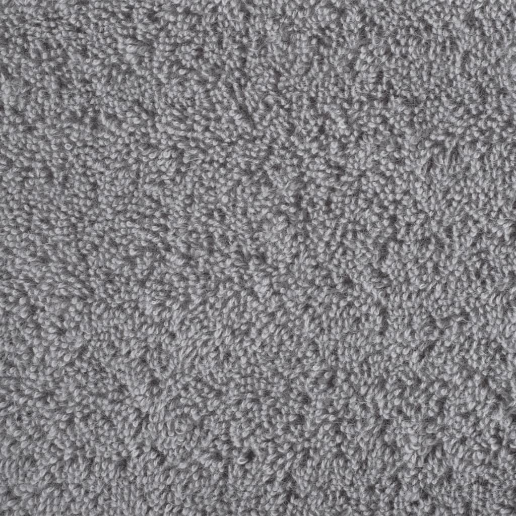 Premium Duschtücher SOLUND 4 Stk. Grau 70x140 cm 600 g/m²