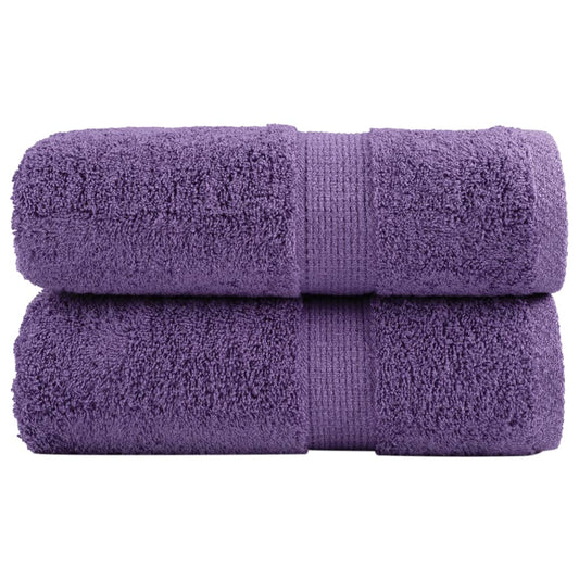 Premium Guest Towels SOLUND 2 pcs. Purple 30x50 cm 600 gsm