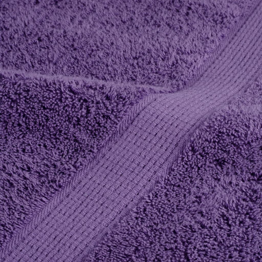 Serviettes invités de qualité supérieure SOLUND 2 pces. Lilas 30x50 cm 600 g/m²