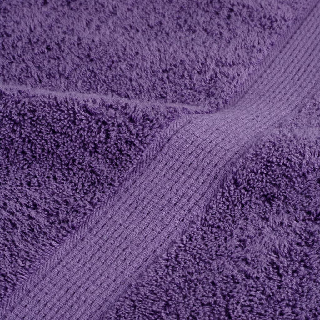 Premium-Duschtücher SOLUND 2 Stk. Lila 70x140 cm 600 g/m²