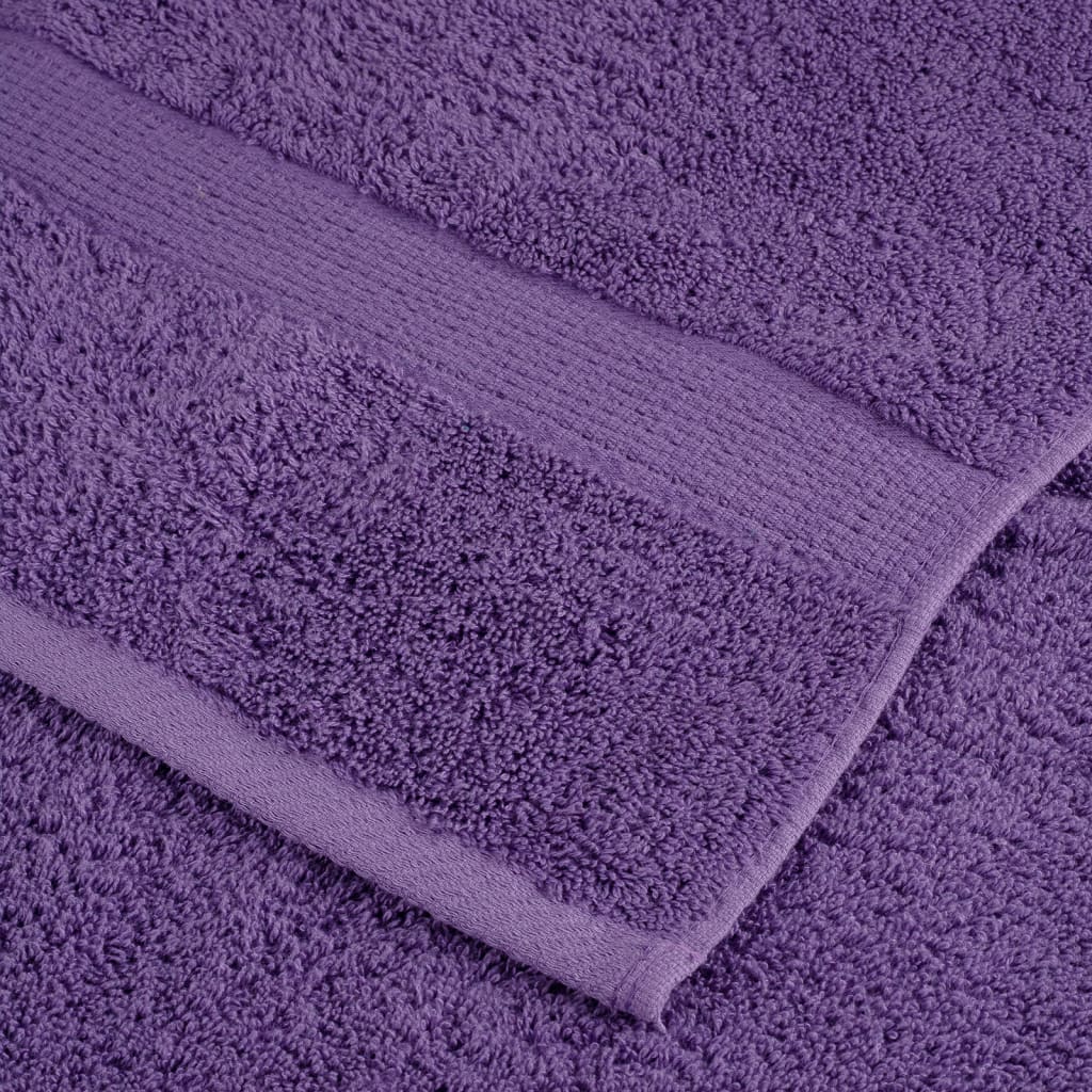 Premium-Duschtücher SOLUND 4 Stk. Lila 70x140 cm 600 g/m²