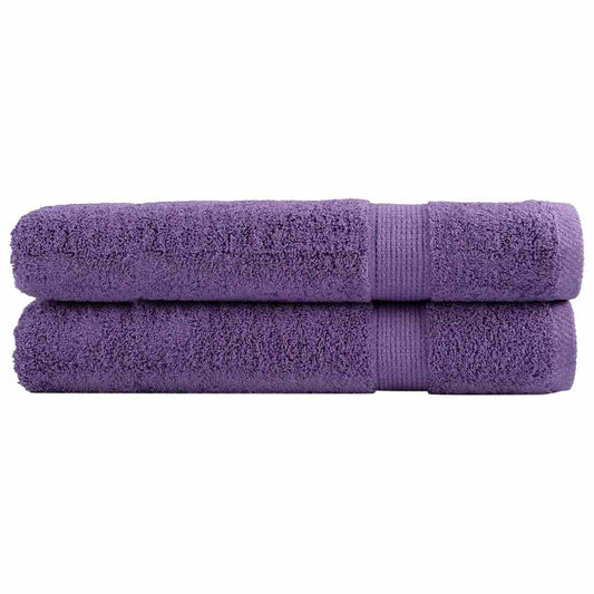 Premium Sauna Towels SOLUND 2 pcs. Purple 80x200 cm 600 g/m²