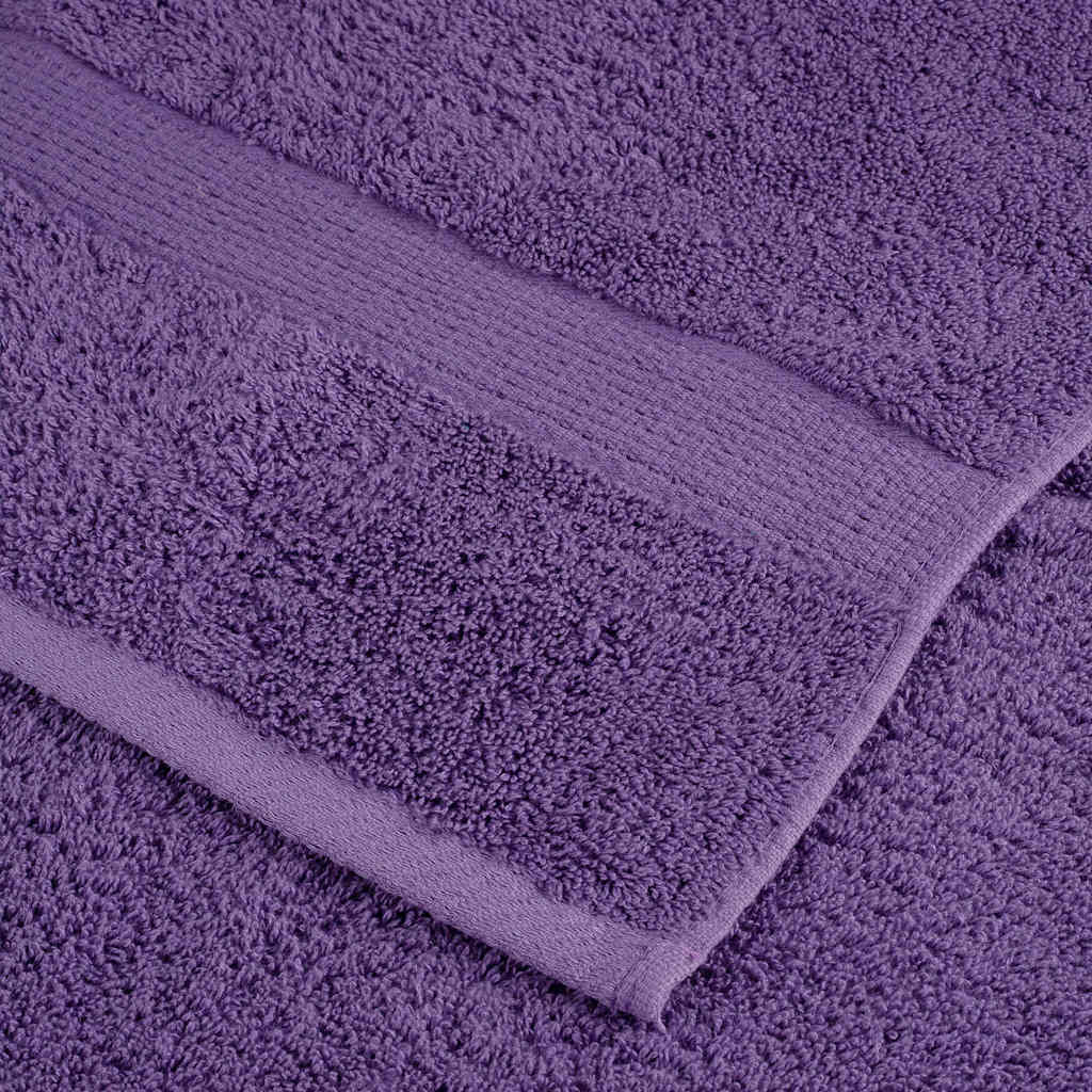 Serviettes de sauna premium SOLUND 2 pcs. violettes 80x200 cm 600 g/m²