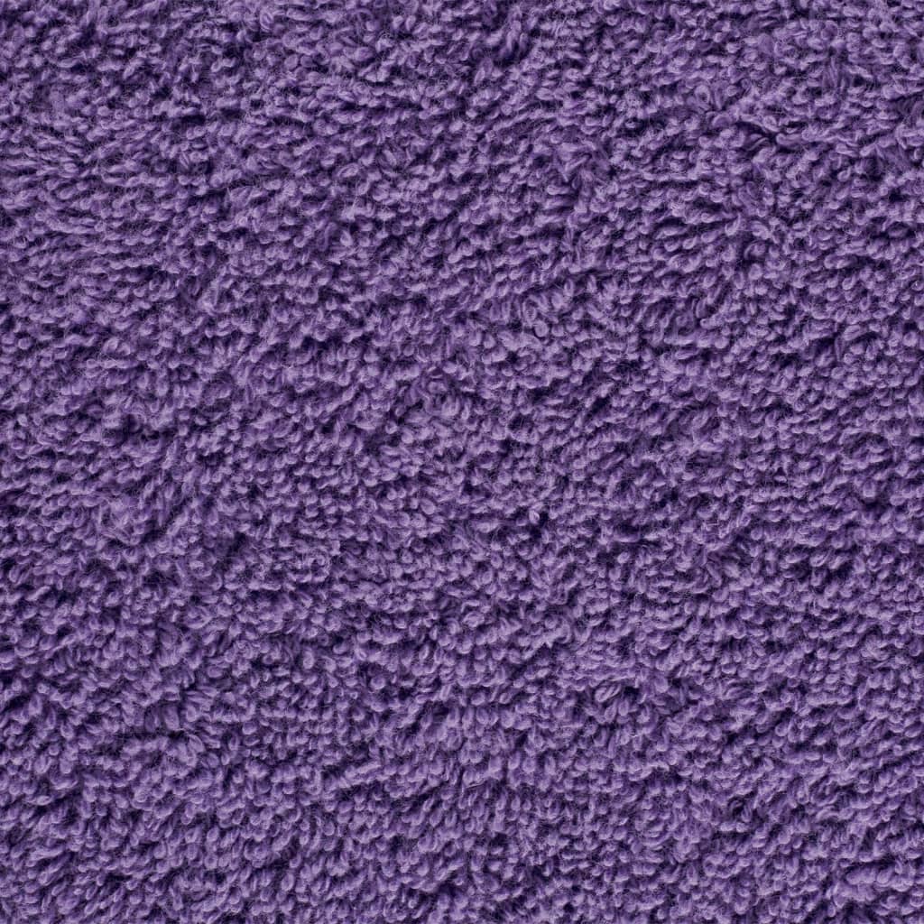 Premium Sauna Towels SOLUND 10 pcs. Purple 80x200 cm 600 g/m²
