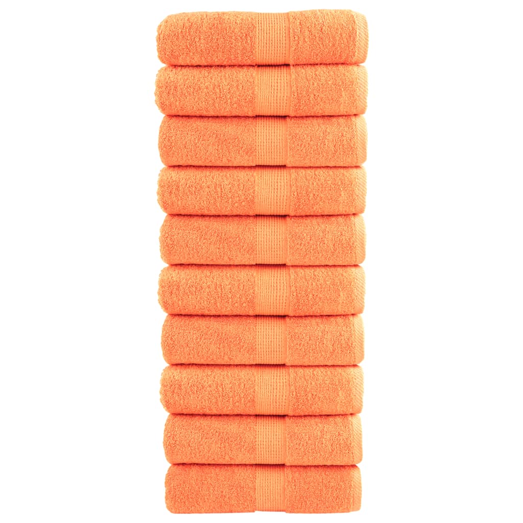 Premium Washcloths SOLUND 10 Pack Orange 30x30 cm 600 gsm