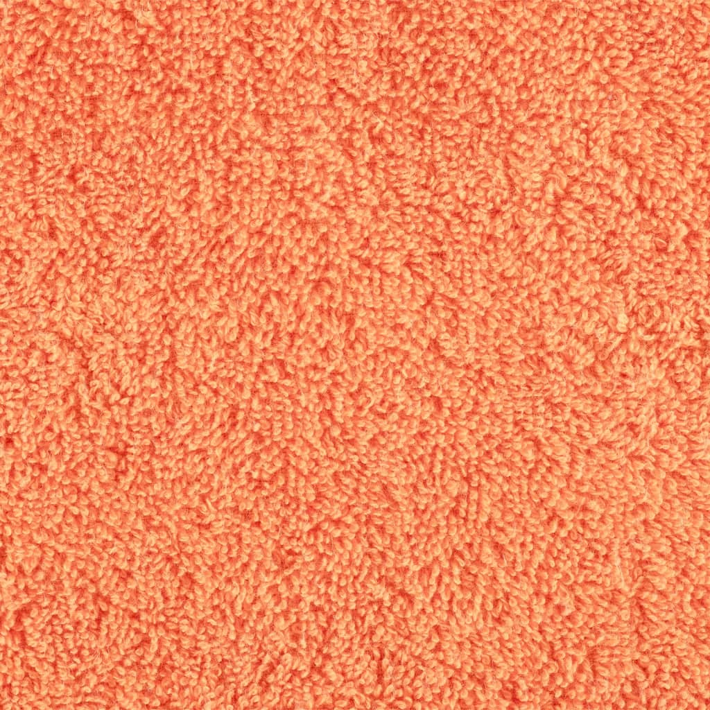 Serviettes invitées Premium SOLUND lot de 4 Orange 30x50 cm 600 g/m²
