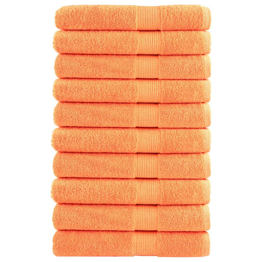 Premium Sauna Towels SOLUND 10 pcs. Orange 80x200 cm 600 g/m²