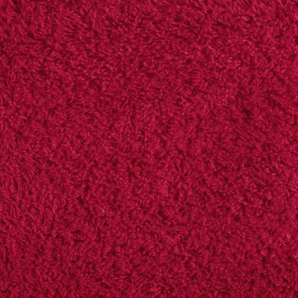 Premium Badetücher SOLUND 10 Stk. Rot 100x150 cm 600 g/m²