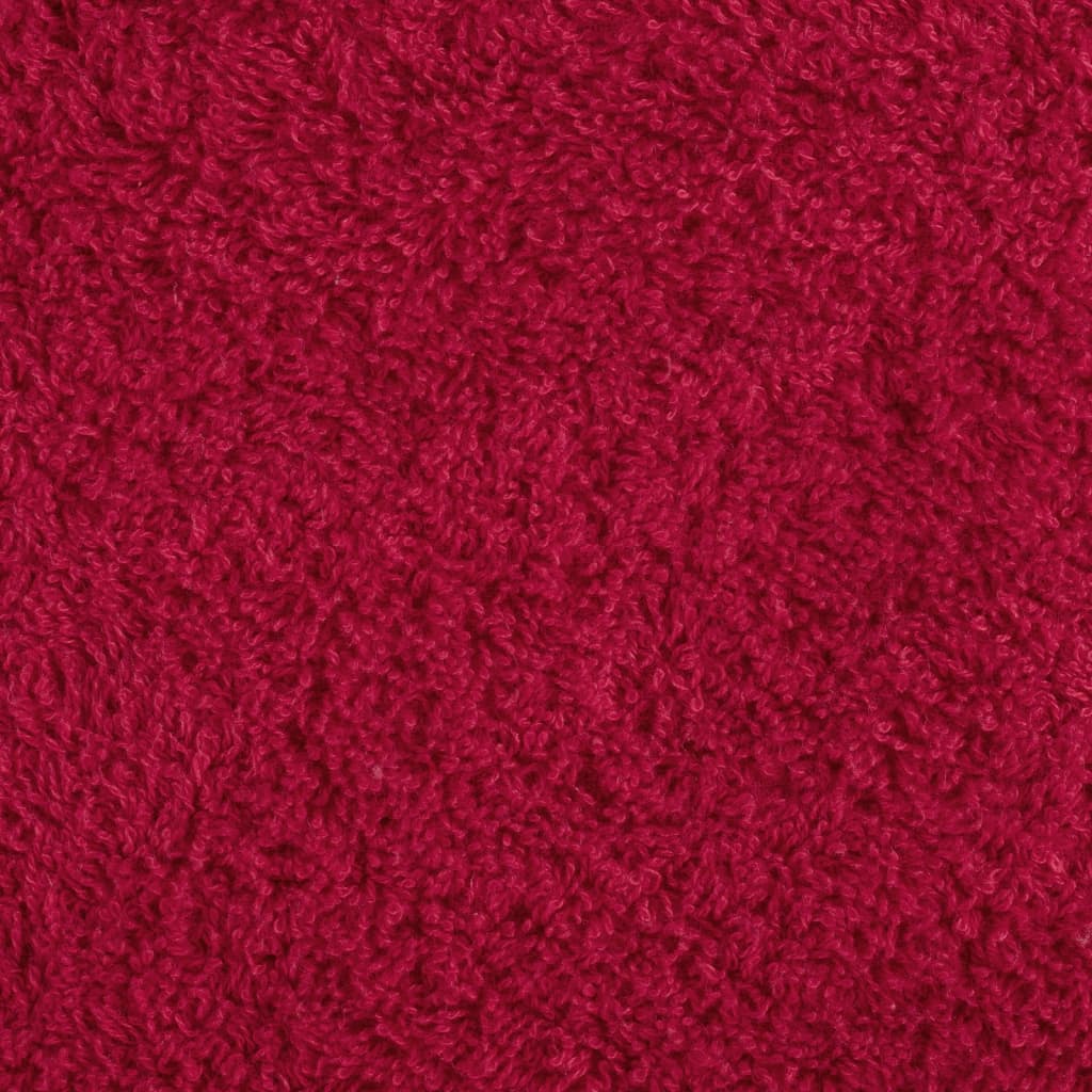 Serviettes de sauna premium SOLUND 4 pcs. Rouge 80x200 cm 600 g/m²
