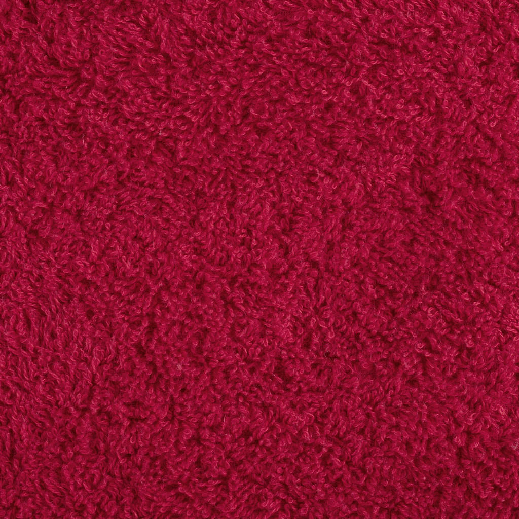 Serviettes de sauna premium SOLUND 10 pièces Rouge 80x200 cm 600 g/m²