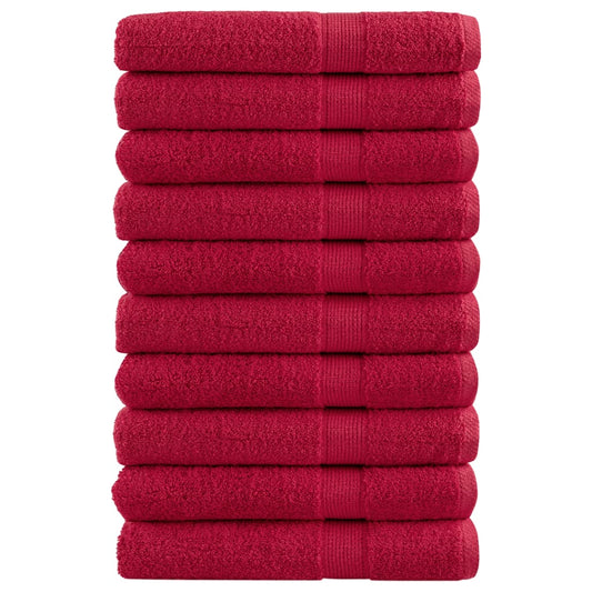 Serviettes Premium SOLUND 10 pcs Rouge 100x200 cm 600 g/m²