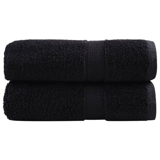 Premium Washcloths SOLUND 2-pack Black 30x30 cm 600 gsm