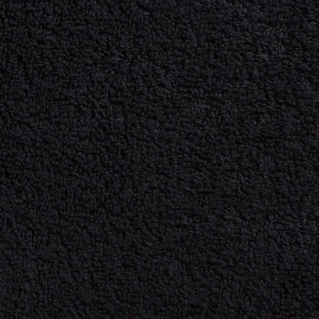 Premium guest towels SOLUND 2 pcs. Black 30x50 cm 600 gsm